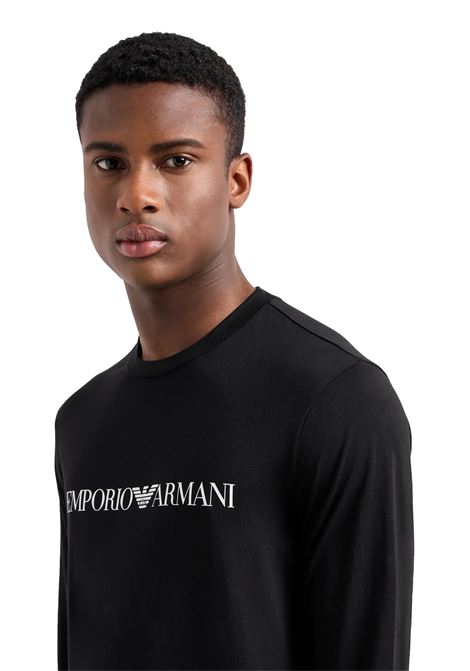 T-shirt manica lunga con logo EMPORIO ARMANI | T-shirt | 8N1TN8 1JPZZ0021